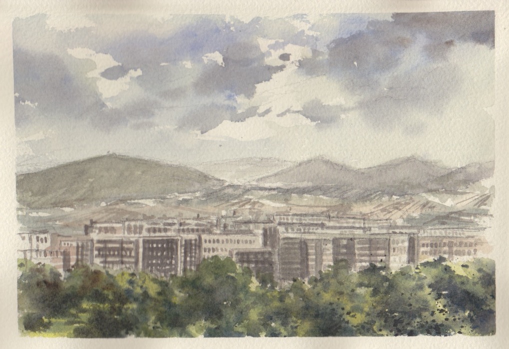 Saliendo de Pamplona
