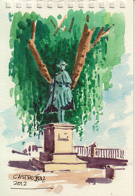Monumento al peregrino en Castrojeriz