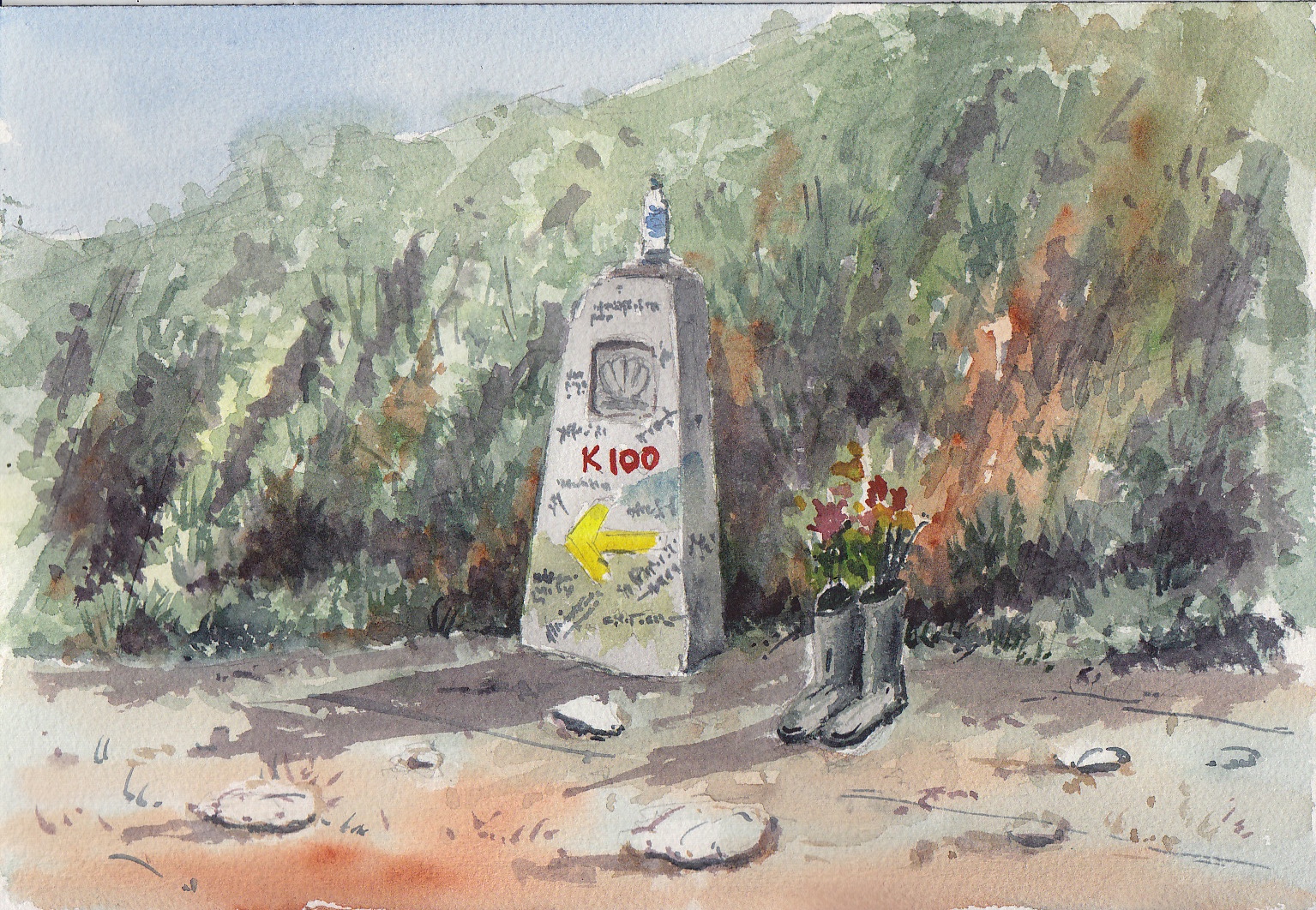 A 100 km. de Santiago de Compostela
