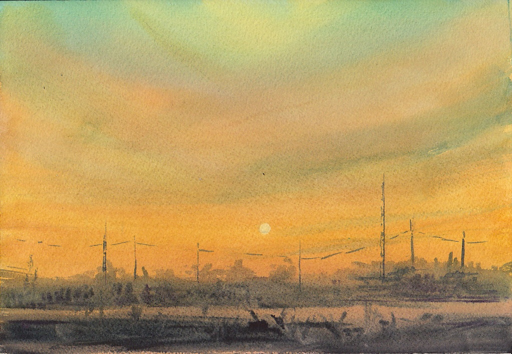 Atardecer en Mansilla de las Mulas