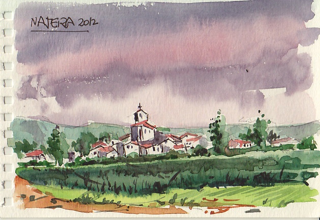 Saliendo de Najera