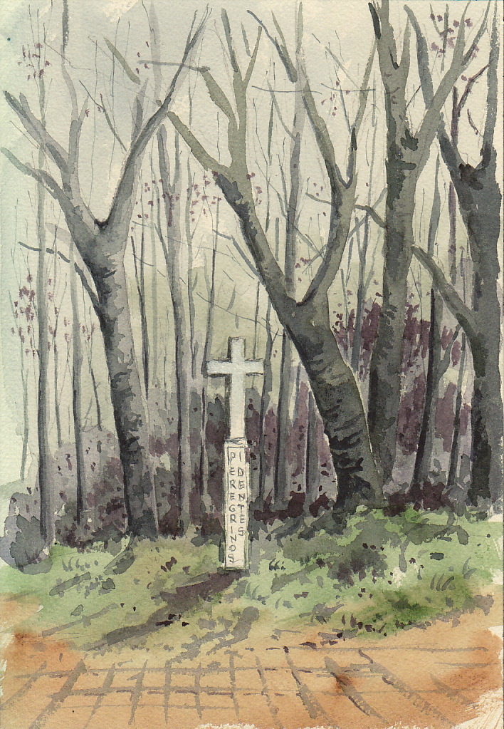 Llegando a O´Cebreiro