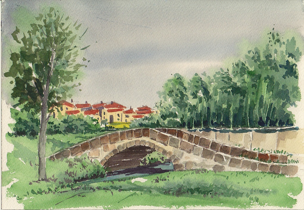 Saliendo de San Juan de Ortega