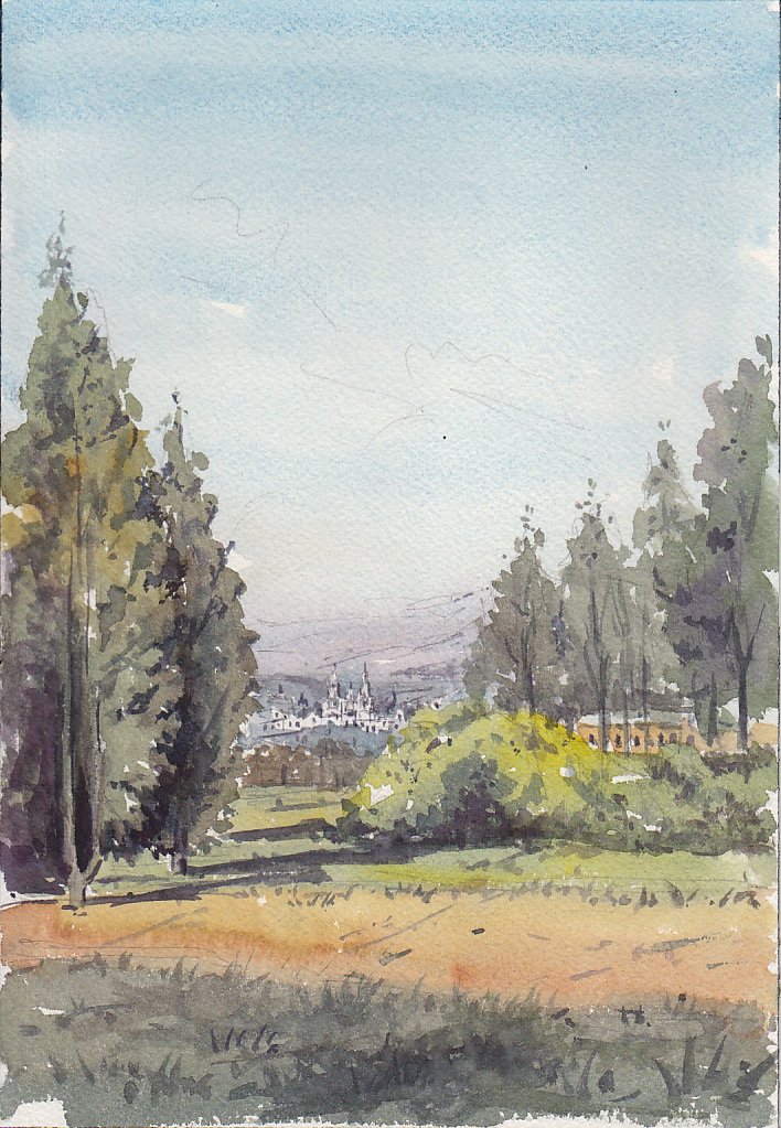 Santiago de Compostela a la vista
