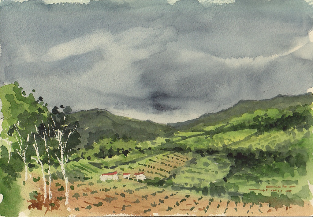 Llegando a Villafranca del Bierzo